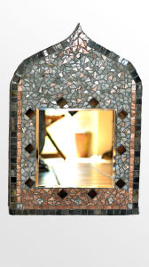 tableau miroir "miroir oriental" de 33x47 cm